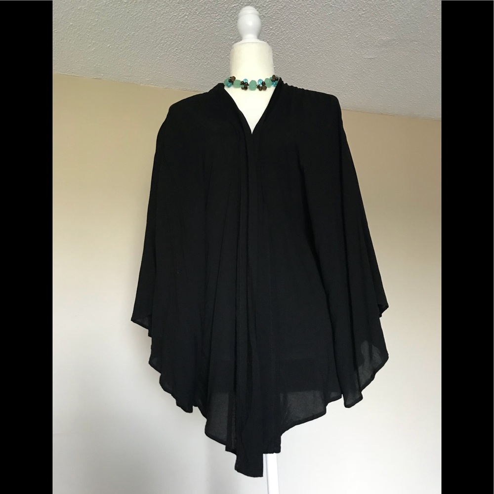 Cape/jacket with Dolman sleeves - Picture 2 of 4